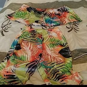 Two-piece biker short set